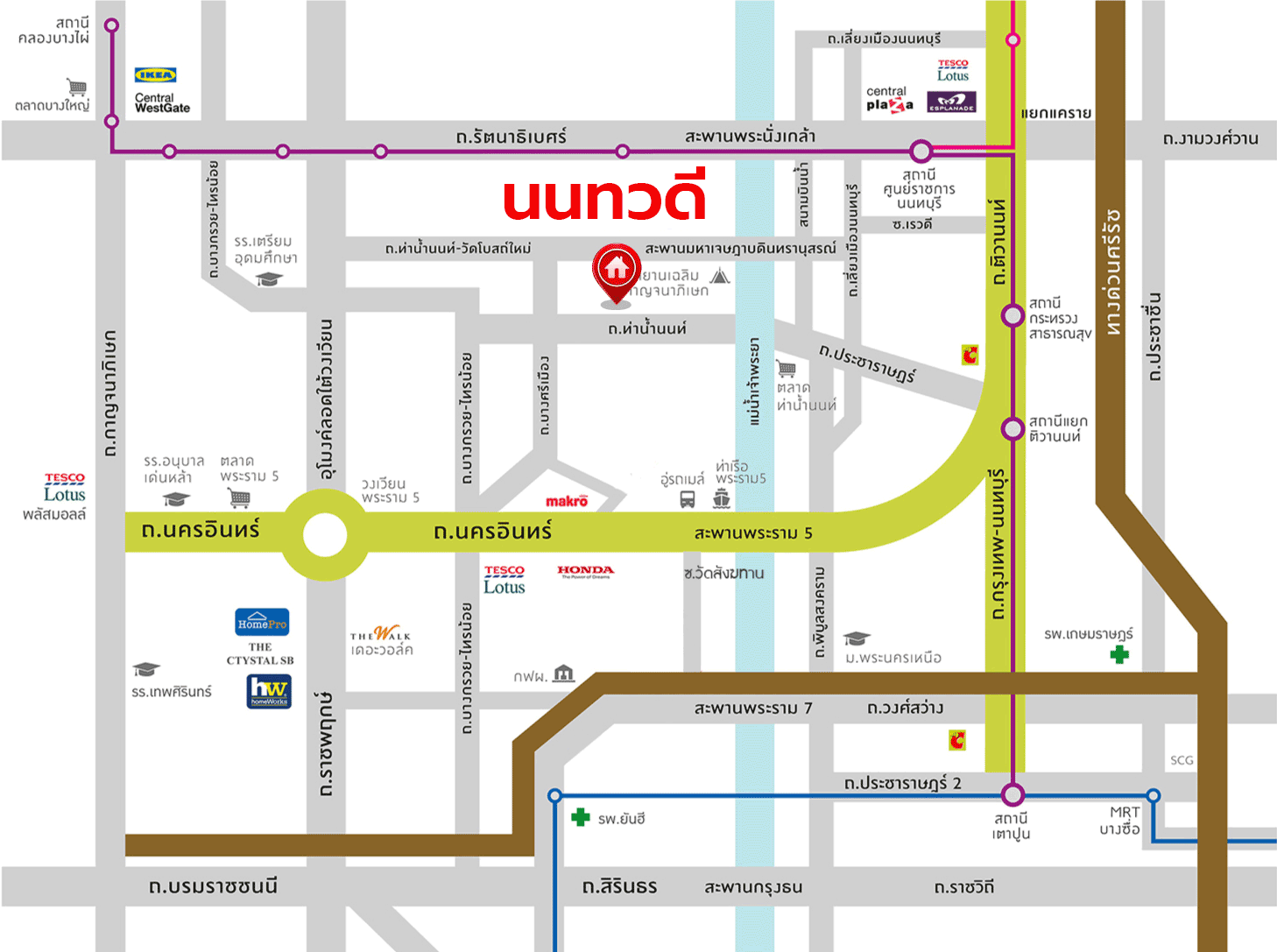 บ้านมือสองตกแต่งใหม่ โครงการ Nonvedian บางศรีเมือง (นนทวดี) เนื้อที่ 50 ตร.ว. พื้นที่ใช้สอย 208.29 ตร.ม. ฟังก์ชัน 3 ห้องนอน 3 ห้องน้ำ 2 ที่จอดรถ รีโนเวทพร้อมเข้าอยู่ เชื่อมต่อหลายเส้นทาง ทั้งถนนรัตนาธิเบศร์ ถนนติวานนท์ ถนนนครอินทร์ และยังสามารถเดินทางด้วยเรือได้ ใกล้รถไฟฟ้าสายสีม่วง "สถานีสะพานพระนั่งเกล้า"…